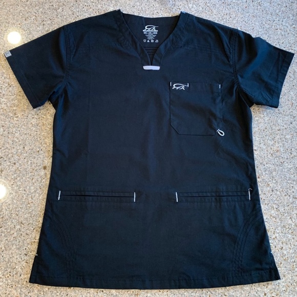 Iguana Med Scrub Top - Picture 2 of 4
